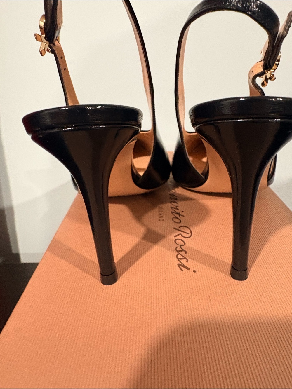 Gianvito Rossi Robbie Sling | color: Nuit Black | size 37.5 / size: 7 - Picture 2 of 11